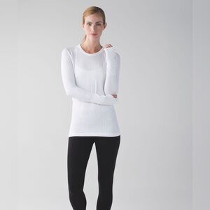 Lululemon Rest Less Pullover (First Release) in Heathered White Size Medium